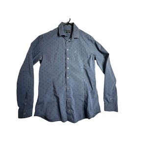 Patrizia Pepe Button Up Blue Pete Shirt Womens 52 Medium